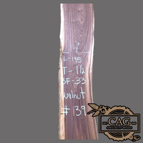 Walnut Slabs 8/4- 101-200