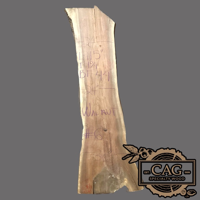 Walnut Slabs 8/4- 1-100