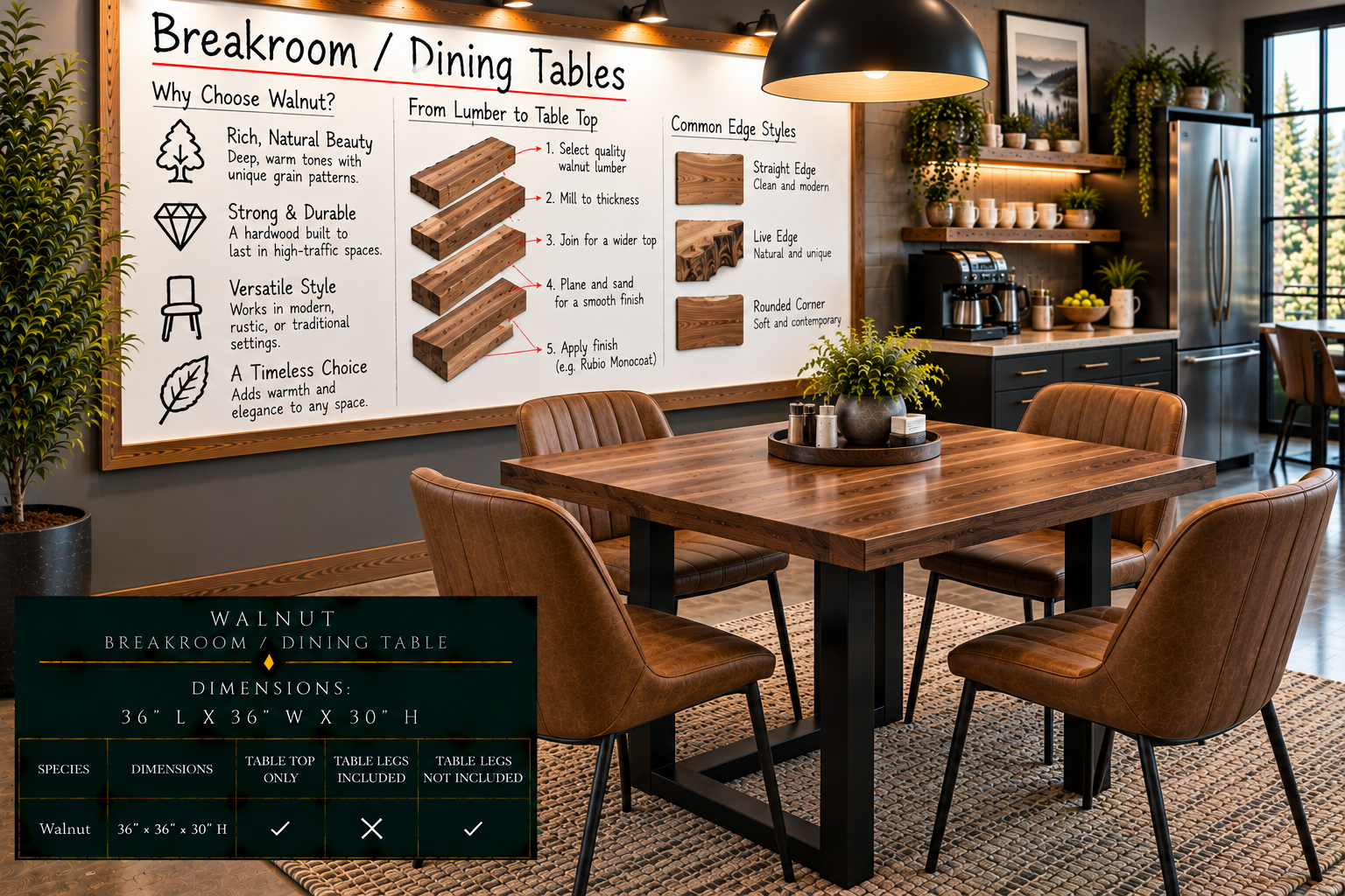 Breakroom / Dining Tables (Square)