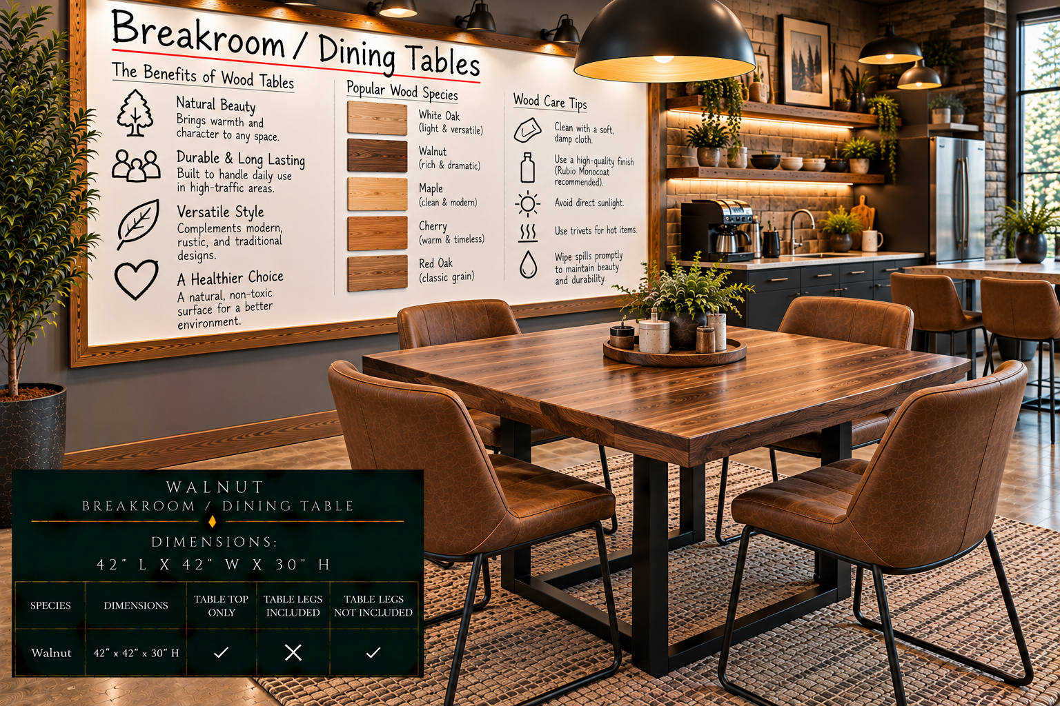 Breakroom / Dining Tables (Square)