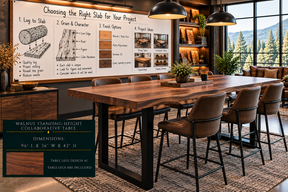Standing-Height Collaborative Tables