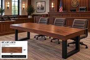 Government / Courthouse Counsel Tables