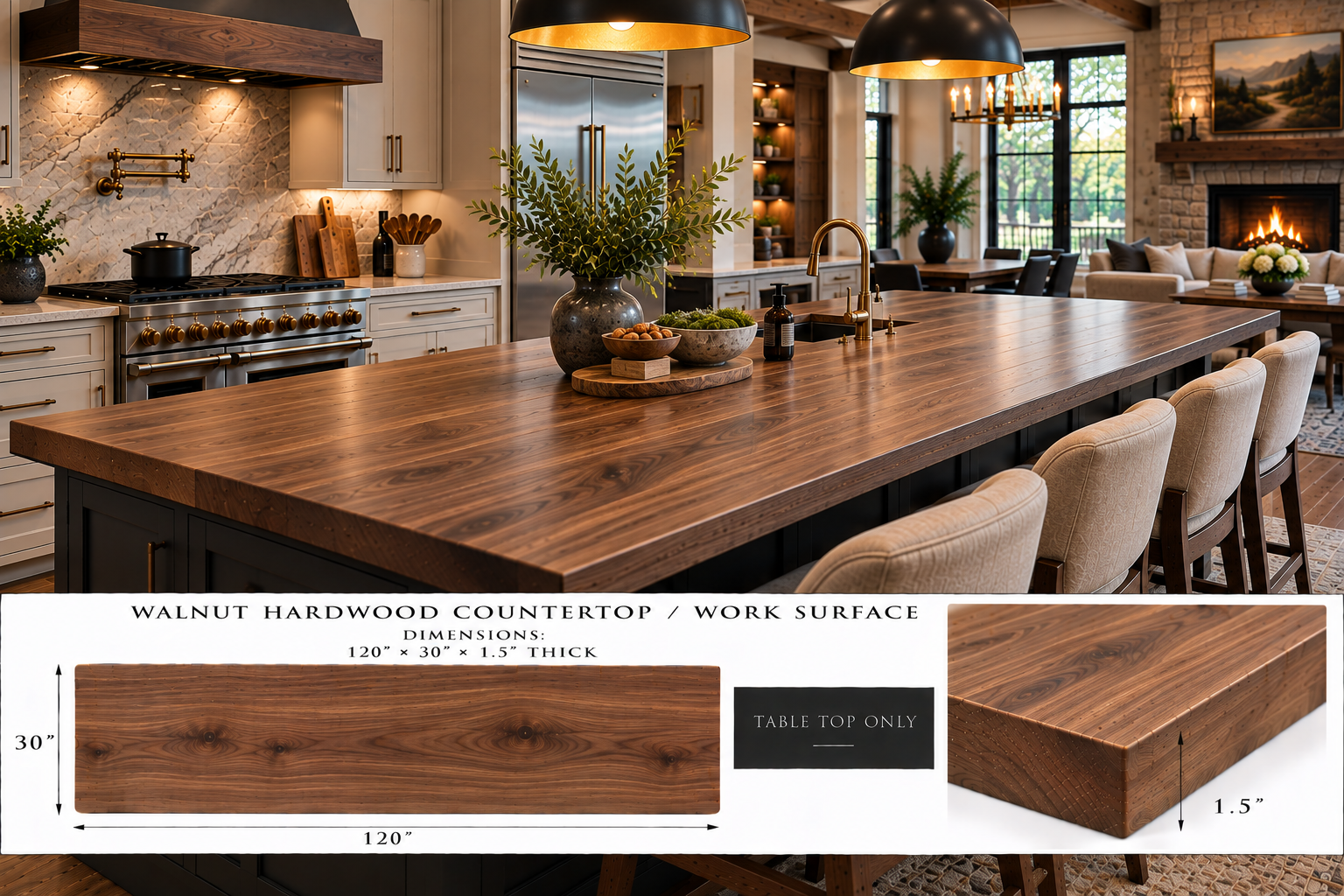 Hardwood Countertops / Work Surfaces