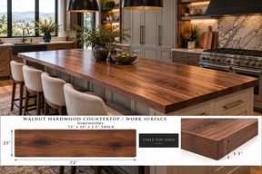 Hardwood Countertops / Work Surfaces