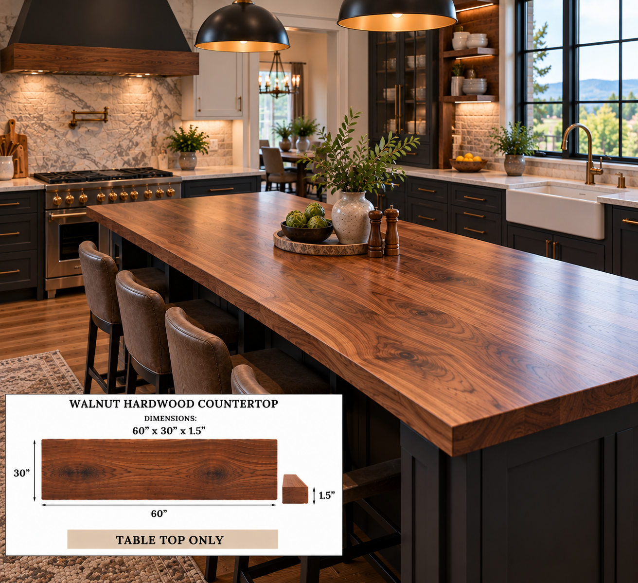 Hardwood Countertops / Work Surfaces