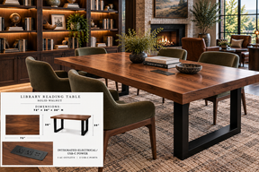 Library Reading Tables