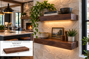Commercial Hardwood Shelving