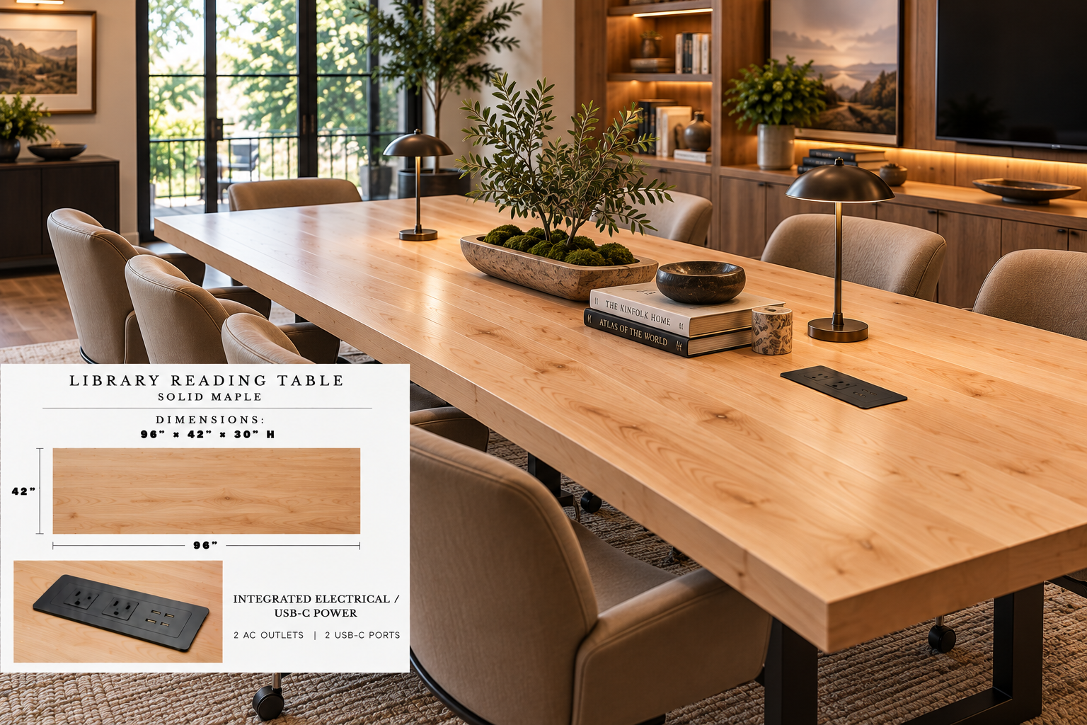 Library Reading Tables