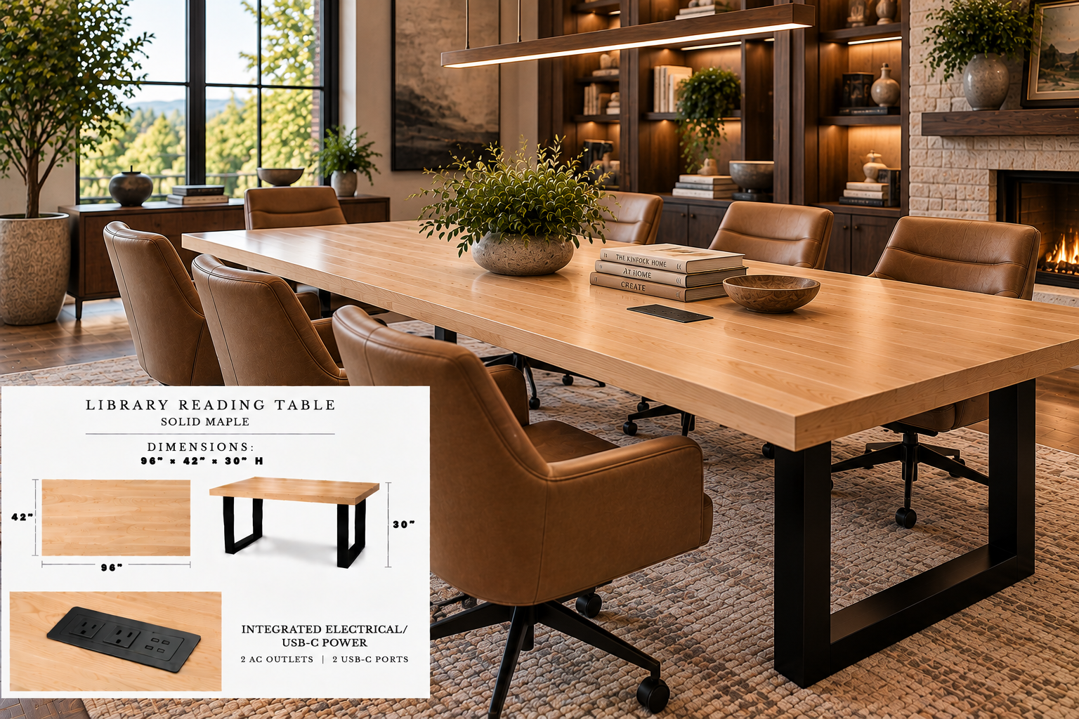 Library Reading Tables