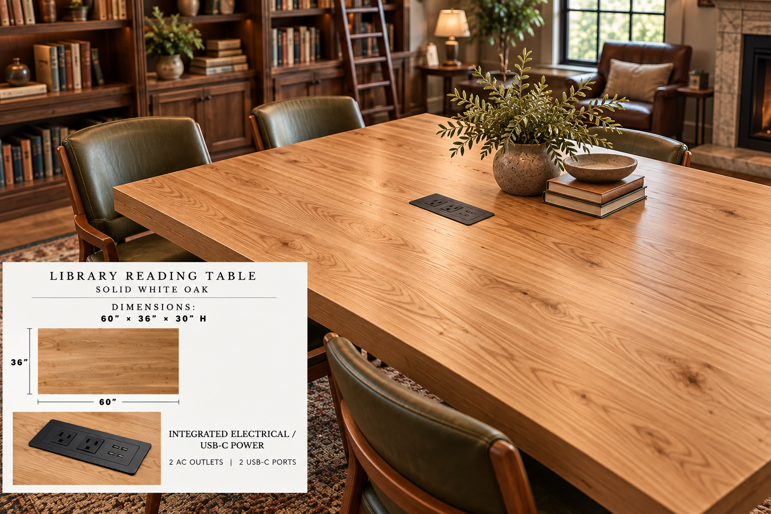 Library Reading Tables