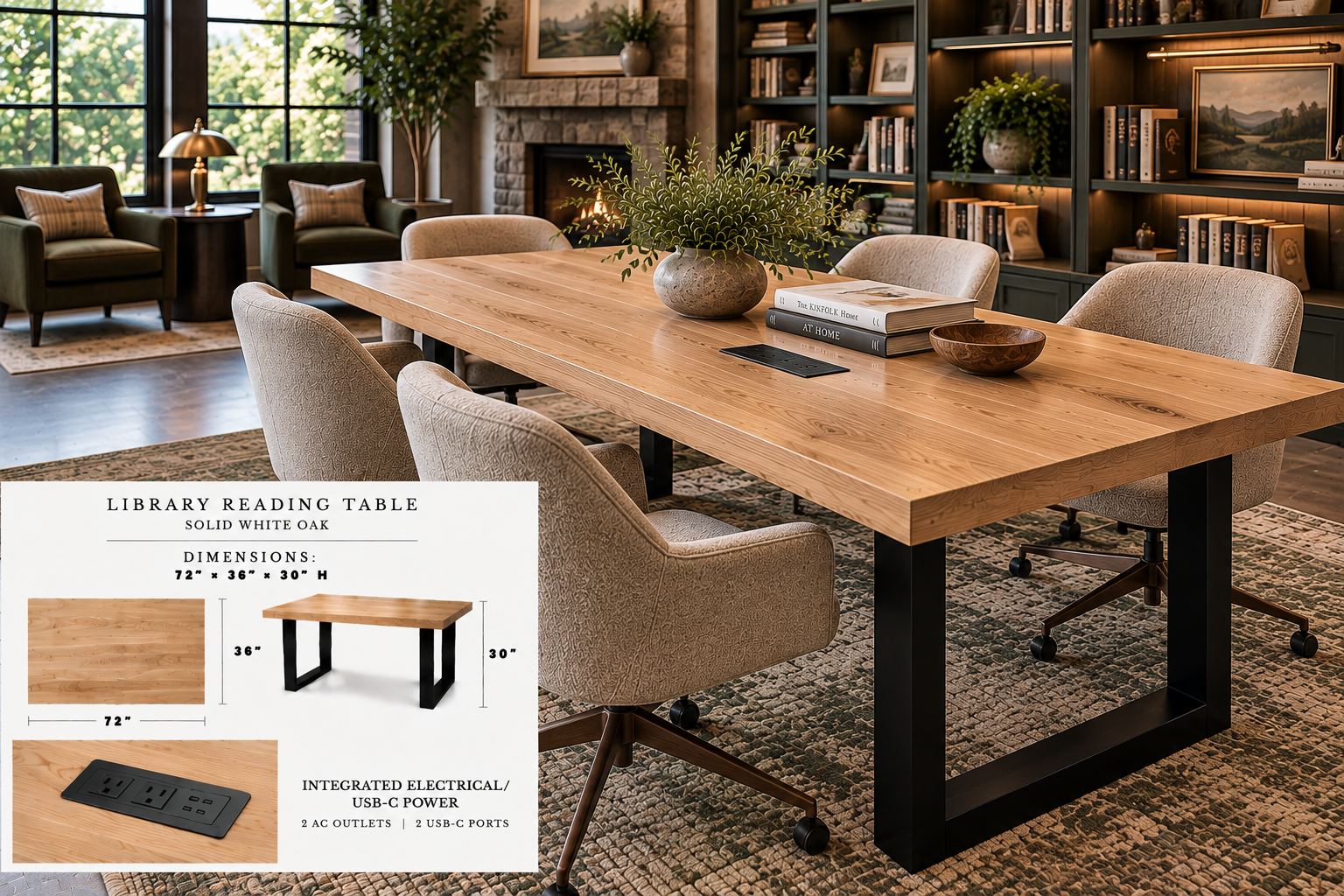 Library Reading Tables