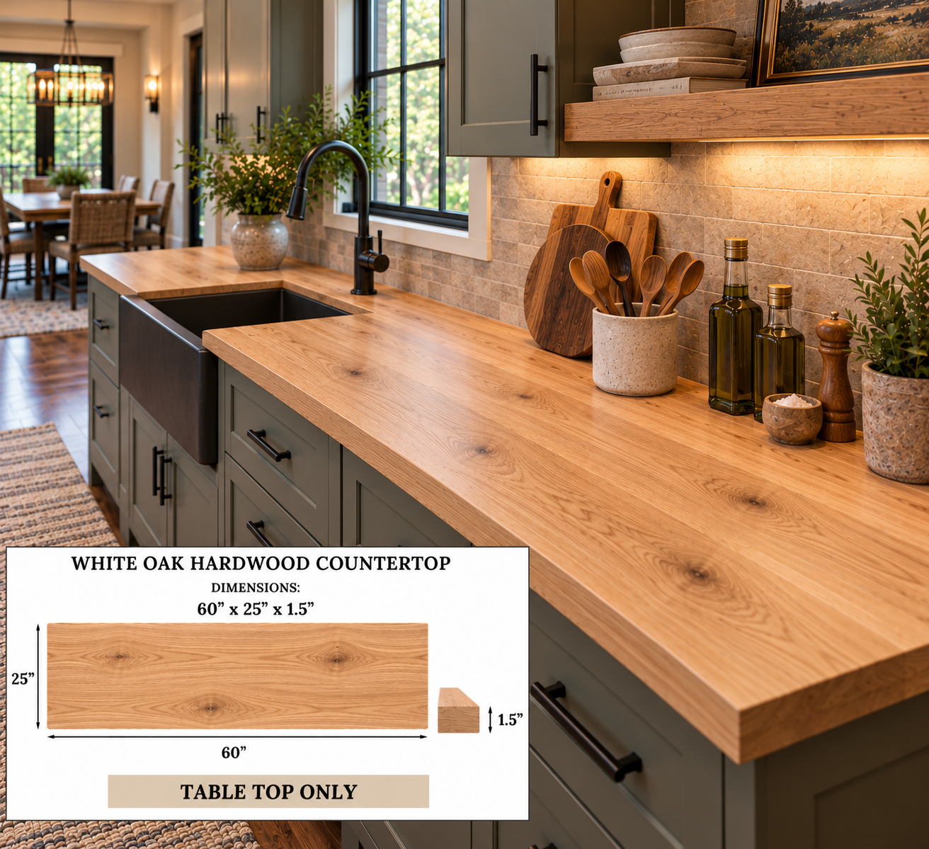 Hardwood Countertops / Work Surfaces