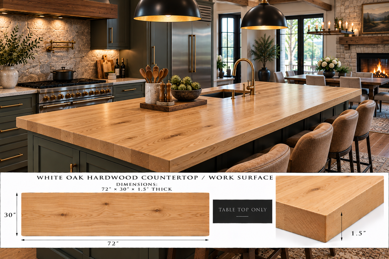Hardwood Countertops / Work Surfaces