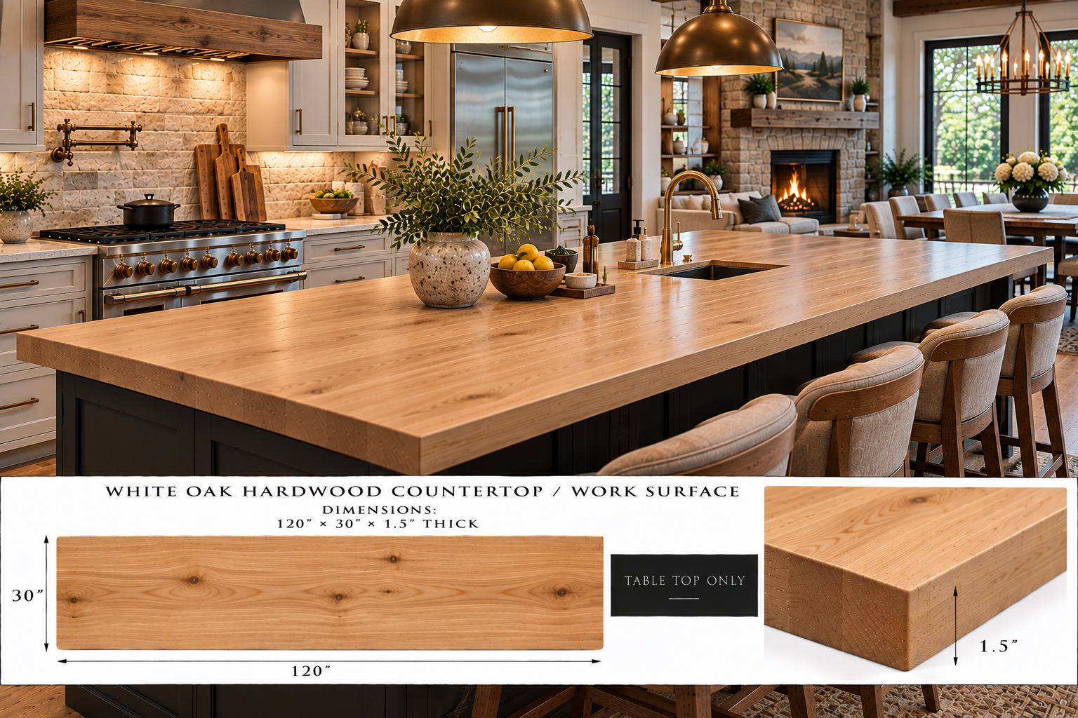 Hardwood Countertops / Work Surfaces