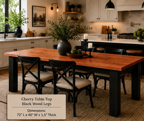 Custom Dining Room, Living Room or Kitchen Tables