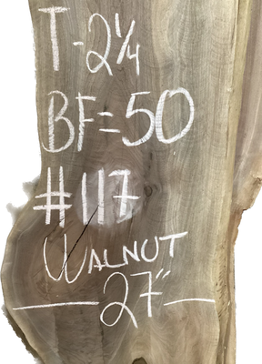 Walnut Slabs 8/4- 101-200