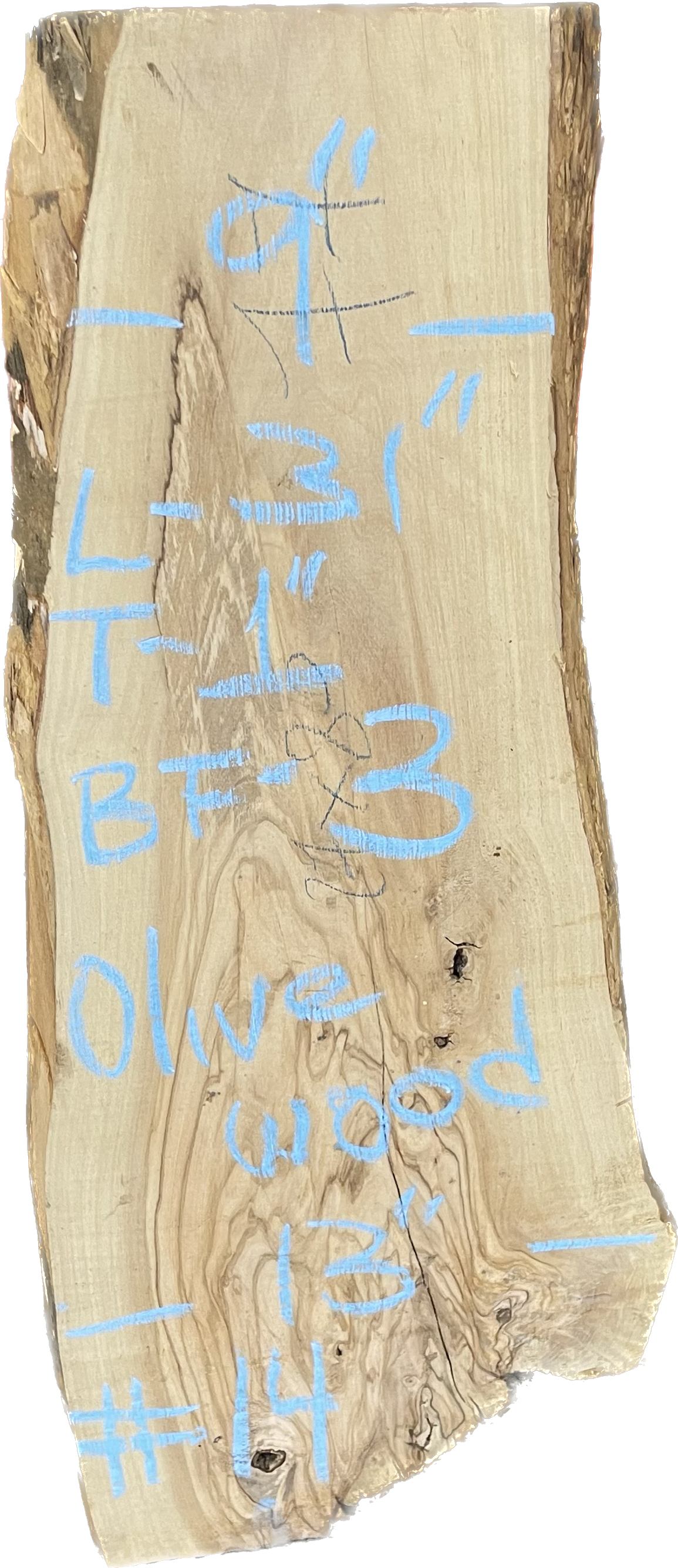 1/4 Thick Olive Wood Slabs (1 Lbs.) #S119 - Holy Land Olive Wood -  Bethlehem Olive Wood Factory