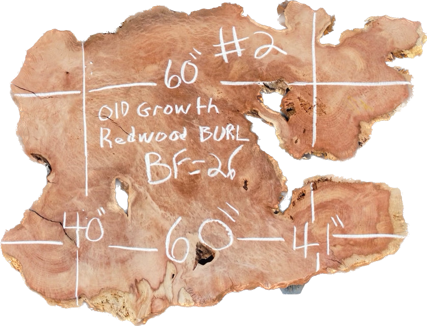 Redwood Old Growth Burl