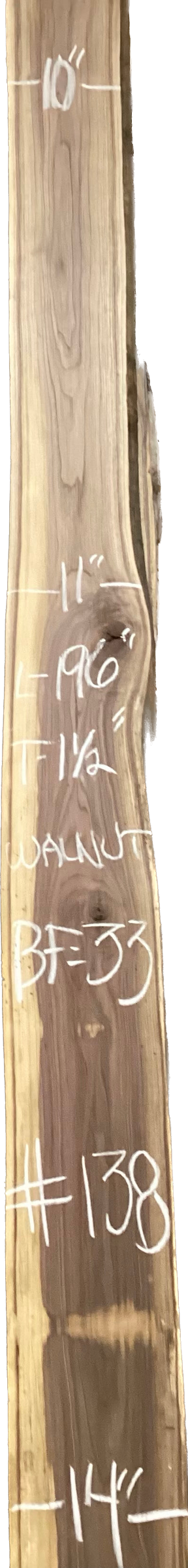 Walnut Slabs 8/4- 101-200
