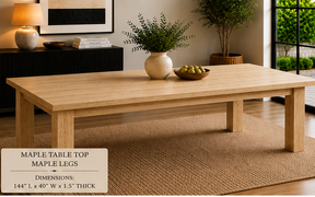 Custom Dining Room, Living Room or Kitchen Tables