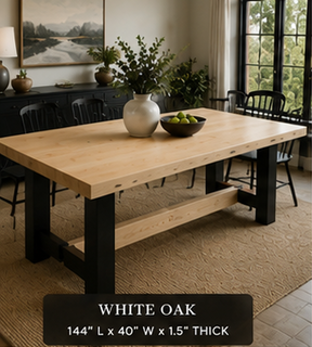 Custom Dining Room, Living Room or Kitchen Tables