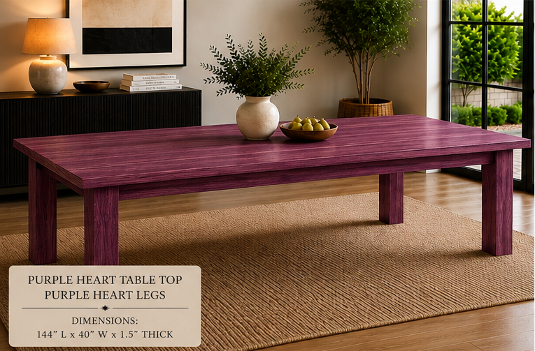 Custom Dining Room, Living Room or Kitchen Tables