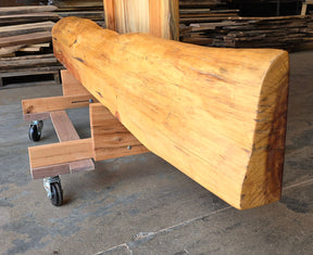 Red Cedar Mantel, 99-Inch Finished: Nature's Masterpiece, Ready for Your Home