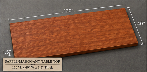 Custom Dining Room, Living Room or Kitchen Tables