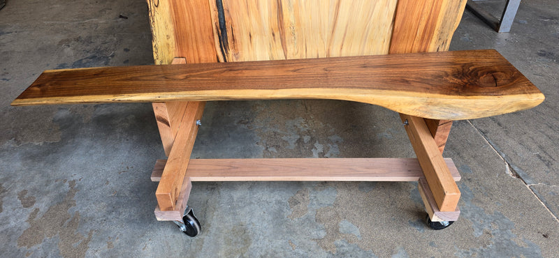 Walnut Mantel, 59-Inch Finished: Luxurious Sophistication, Ready to Ad