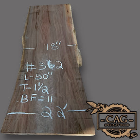 Walnut Slabs 4/4, 5/4, 6/4- 300-399