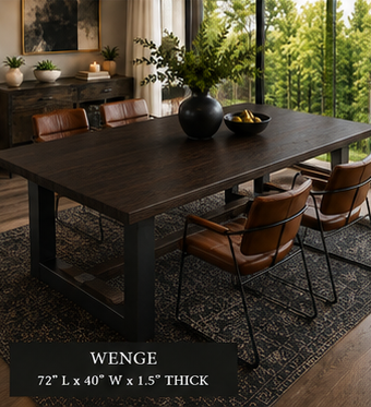 Custom Dining Room, Living Room or Kitchen Tables