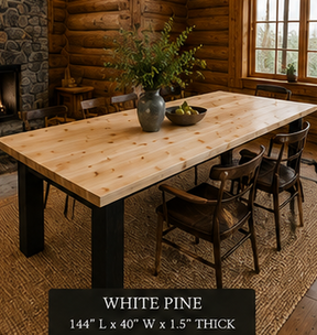 Custom Dining Room, Living Room or Kitchen Tables