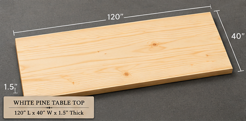 Custom Dining Room, Living Room or Kitchen Tables