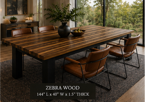 Custom Dining Room, Living Room or Kitchen Tables