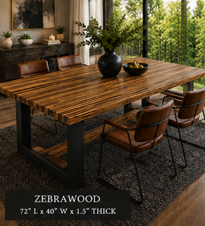 Custom Dining Room, Living Room or Kitchen Tables