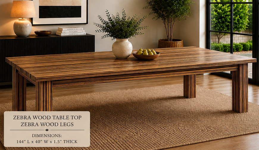 Custom Dining Room, Living Room or Kitchen Tables